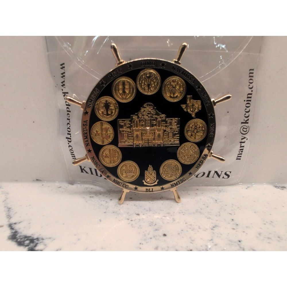 US Navy Challenge Coin 238th Anniversary Ball Ships Wheel - Picture 8 of 11